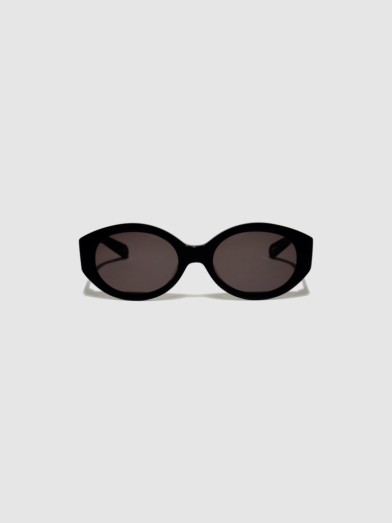 Sleek Oval Sunglasses 