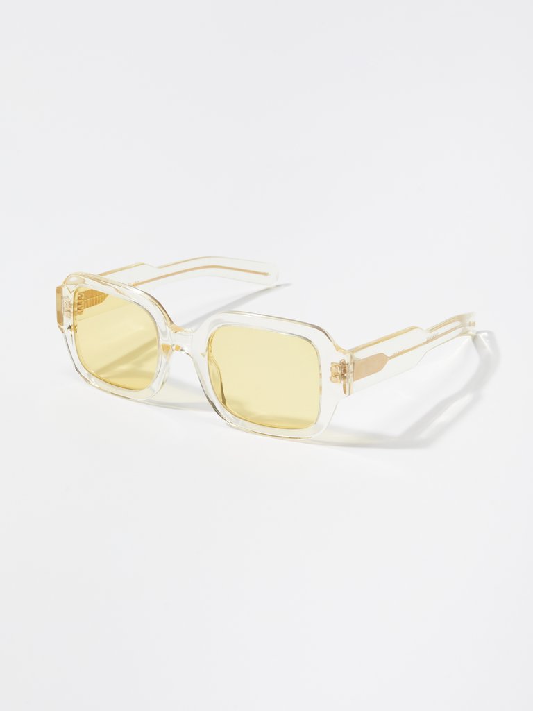 Tishkoff Square Sunglasses - Crystal Yellow