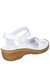 Fleet & Foster Linden Touch Fastening Sandals - White