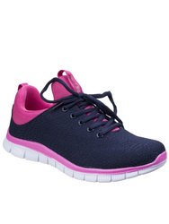 Fleet & Foster Womens/Ladies Pompei Summer Shoes - Navy