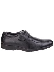 Mens Jim Touch Fastening Apron Toe Shoes