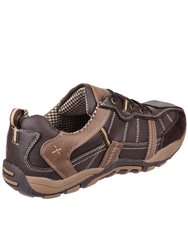 Mens Portsmouth Classic Lace Up Casual Shoe - Brown