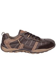 Mens Portsmouth Classic Lace Up Casual Shoe - Brown