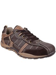 Mens Portsmouth Classic Lace Up Casual Shoe - Brown - Brown