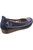 Women/Ladies Algarve Moccasin Shoes - Navy