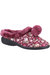 Womens Buzzard Slippers - Burgundy - Burgundy