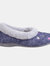 Womens/Ladies Alaska Slip On Slippers - Navy