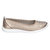 Womens/Ladies Anne Punched Detail Leather Pump - Bronze