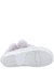 Womens/Ladies Apple Pom Pom Slippers - Gray