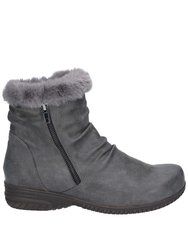 Womens/Ladies Aurora Zip Boot (Gray)