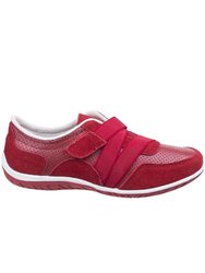 Womens/Ladies Bellini Comfort Shoes - Red