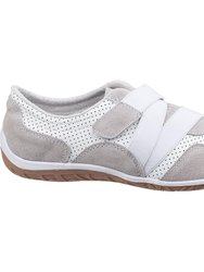 Womens/Ladies Bellini Comfort Shoes (White)