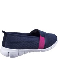 Womens/Ladies Canary Summer Shoes - Navy