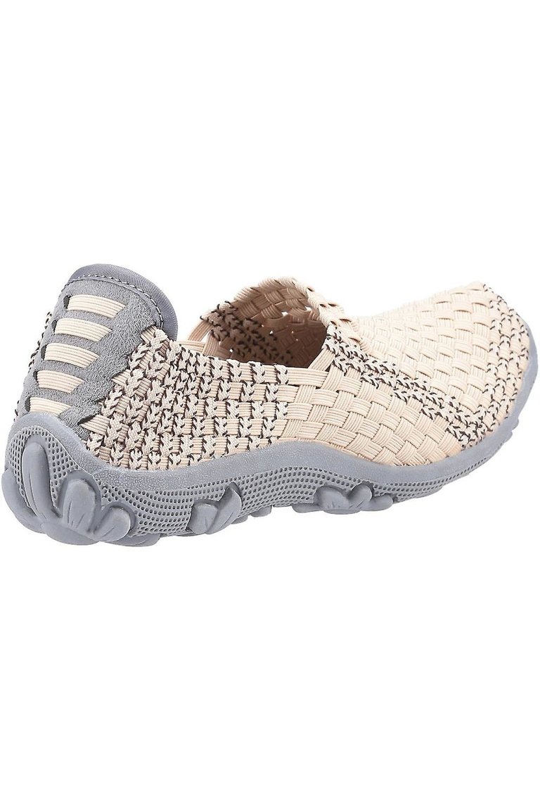 Womens/Ladies Frieda Shoes (Beige)