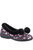 Womens/Ladies Goldfinch Floral Slippers - Black - Black