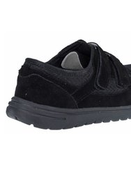 Womens/Ladies Jean Touch Fasten Suede Shoe