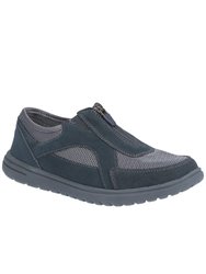 Womens/Ladies Josie Zip Shoe (Gray) - Gray