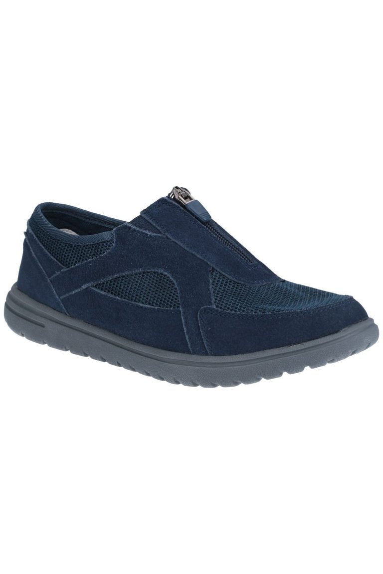 Womens/Ladies Josie Zip Shoe - Navy - Navy