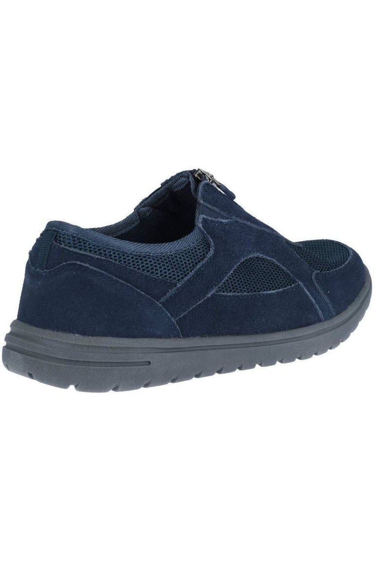 Womens/Ladies Josie Zip Shoe - Navy