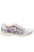 Womens/Ladies Juniper Lace Zip Up Casual Sneakers (Floral)