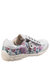 Womens/Ladies Juniper Lace Zip Up Casual Sneakers (Floral)