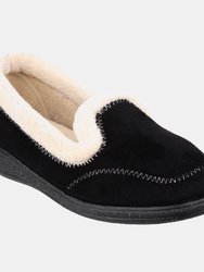 Womens/Ladies Maier Classic Slippers (Black) - Black