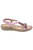 Womens/Ladies Matira T-Bar Slingback Sandals - Pink