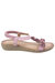 Womens/Ladies Matira T-Bar Slingback Sandals - Pink