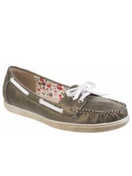 Womens/Ladies Melbeck Lightweight Boat Shoe - Green