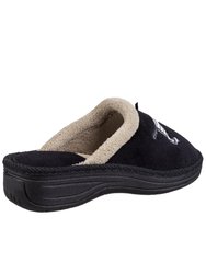 Womens/Ladies Nashville Slip On Slippers - Black