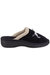 Womens/Ladies Nashville Slip On Slippers - Black