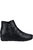 Womens/Ladies Plockton Leather Ankle Boots - Black - Black