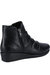 Womens/Ladies Plockton Leather Ankle Boots - Black