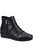 Womens/Ladies Plockton Leather Ankle Boots - Black