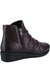 Womens/Ladies Plockton Leather Ankle Boots - Bordeaux