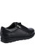 Womens/Ladies Polperro Leather Sneakers - Black