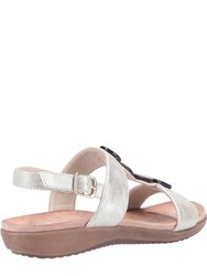 Womens/Ladies Rosa Buckle Sandal (Beige)