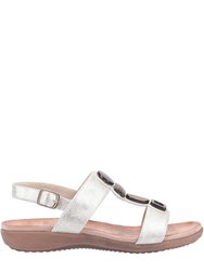 Womens/Ladies Rosa Buckle Sandal (Beige)