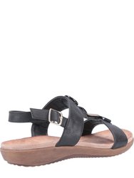 Womens/Ladies Rosa Buckle Sandal - Black