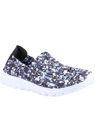 Womens/Ladies Sharon Casual Sneakers - Blue - Blue