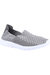 Womens/Ladies Sharon Casual Sneakers - Gray - Gray