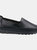 Womens/Ladies Shirley Leather Loafers (Black)