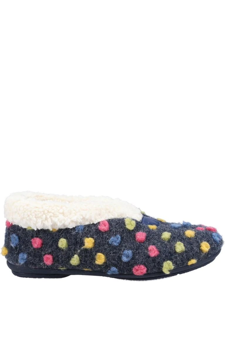 Womens/Ladies Snowberry Slippers - Navy - Navy