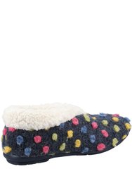 Womens/Ladies Snowberry Slippers - Navy