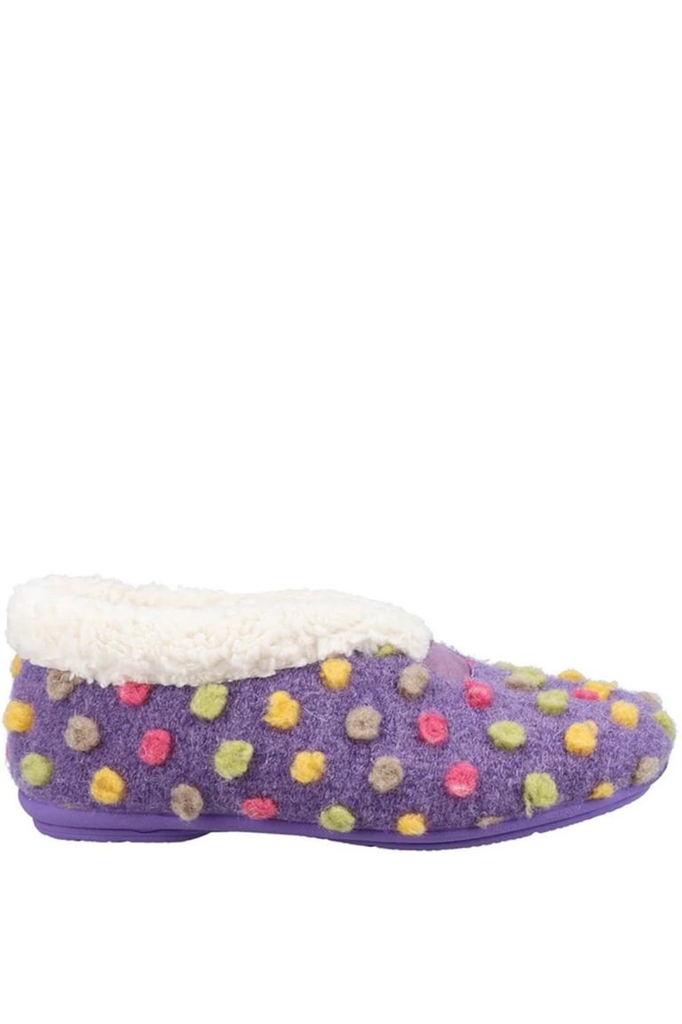 Womens/Ladies Snowberry Slippers - Purple - Purple