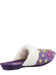 Womens/Ladies Sycamore Slippers - Purple