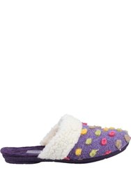 Womens/Ladies Sycamore Slippers - Purple - Purple