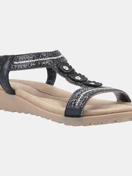 Womens/Ladies Tabitha Slip On Sandal - Black - Black