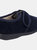 Mens Sam Touch Fastening Slippers - Navy