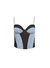 Two Tone Denim Bustier